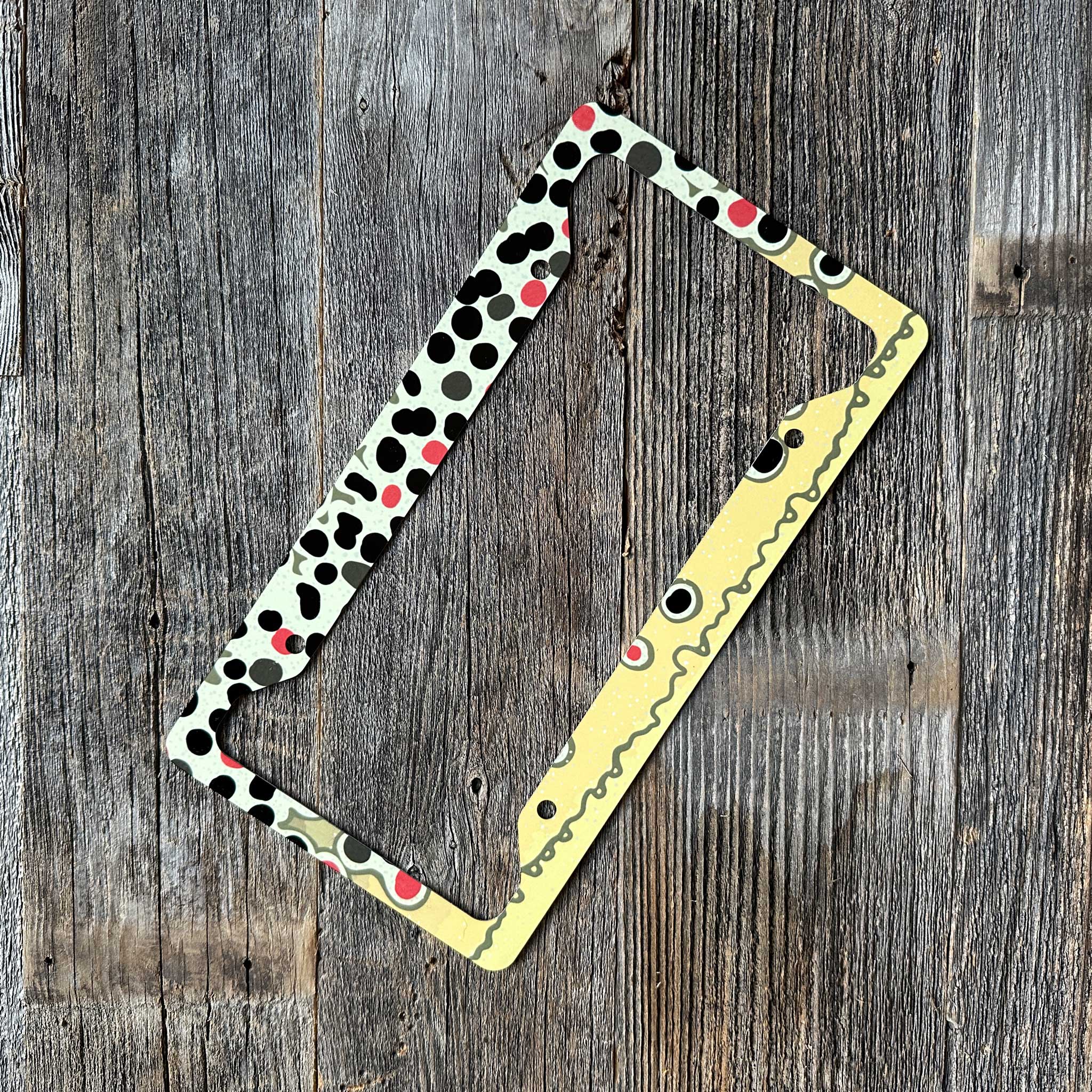 Brown Trout License Plate Frame