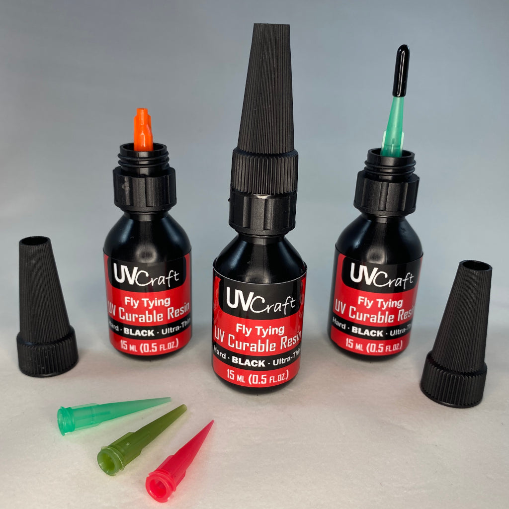 Black Ultra-Thin UV Resin - .5 fl.oz. squeeze Bottle