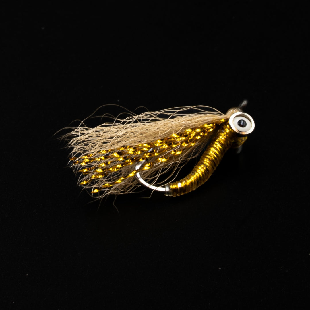 Crazy Charlie Gold #6 bonefish fly by FINATICS