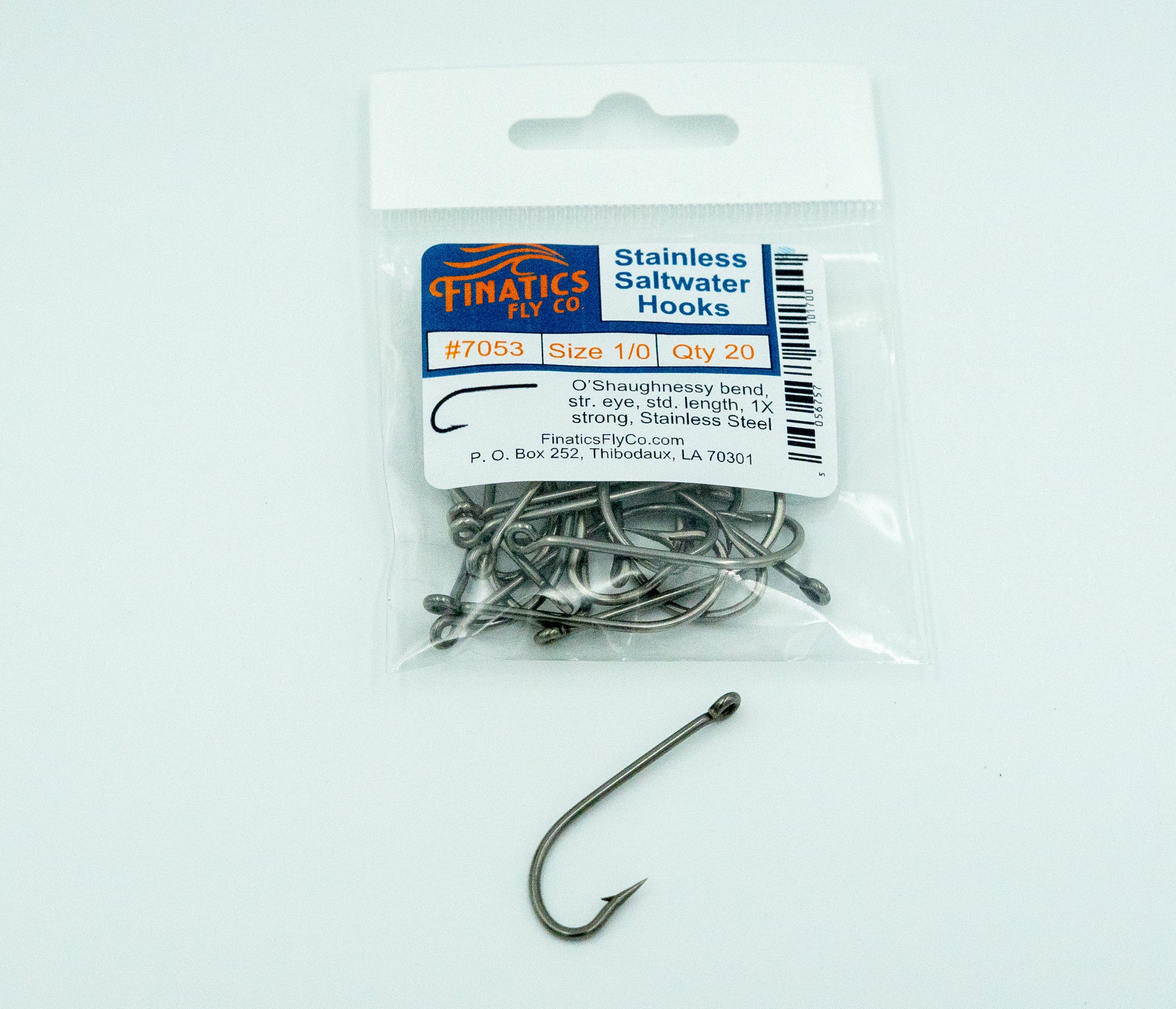 Streamer O'Shaughnessy 1X – Finatics Fly Co. Stainless Saltwater Hooks