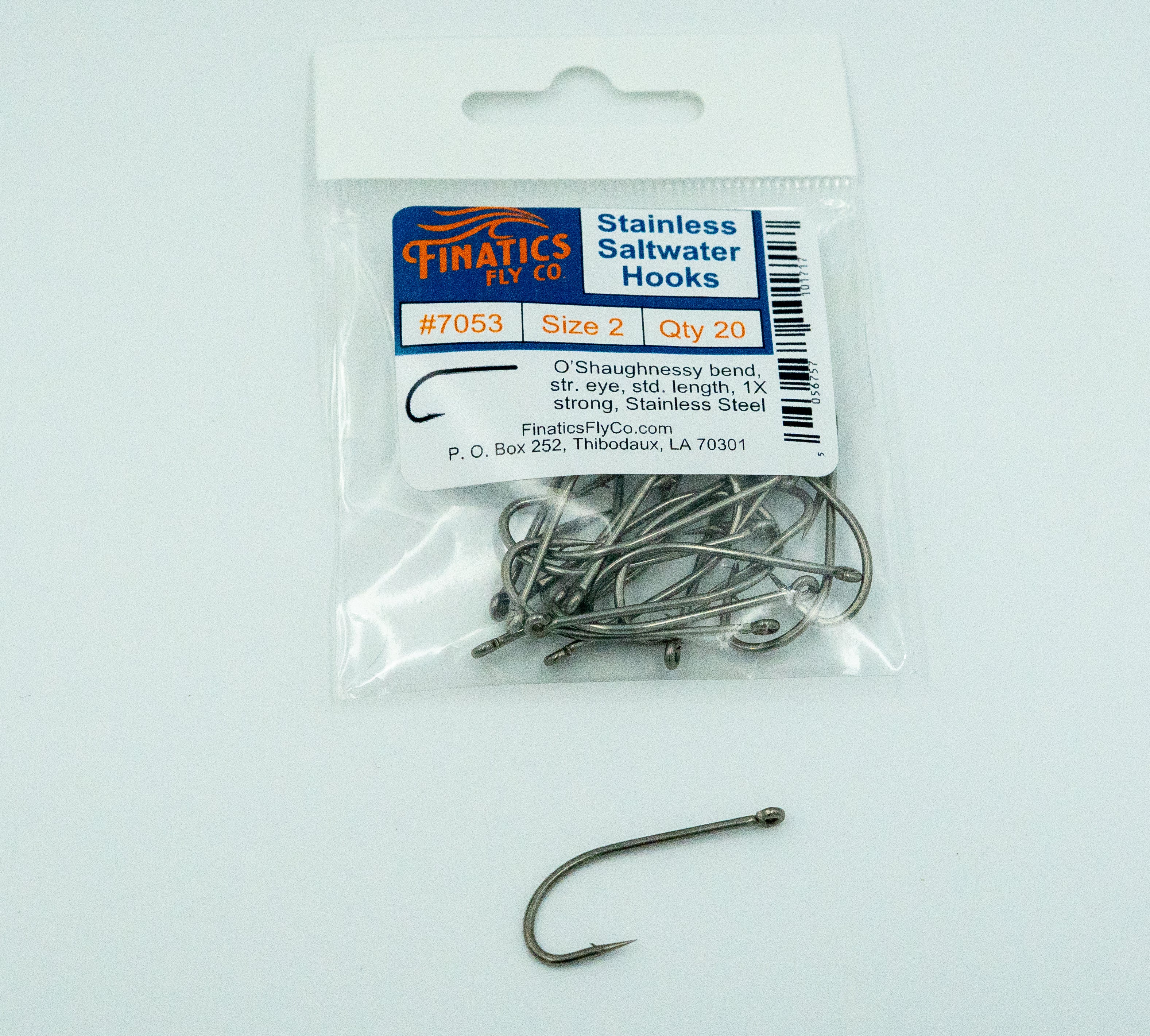 Streamer O'Shaughnessy 1X – Finatics Fly Co. Stainless Saltwater Hooks