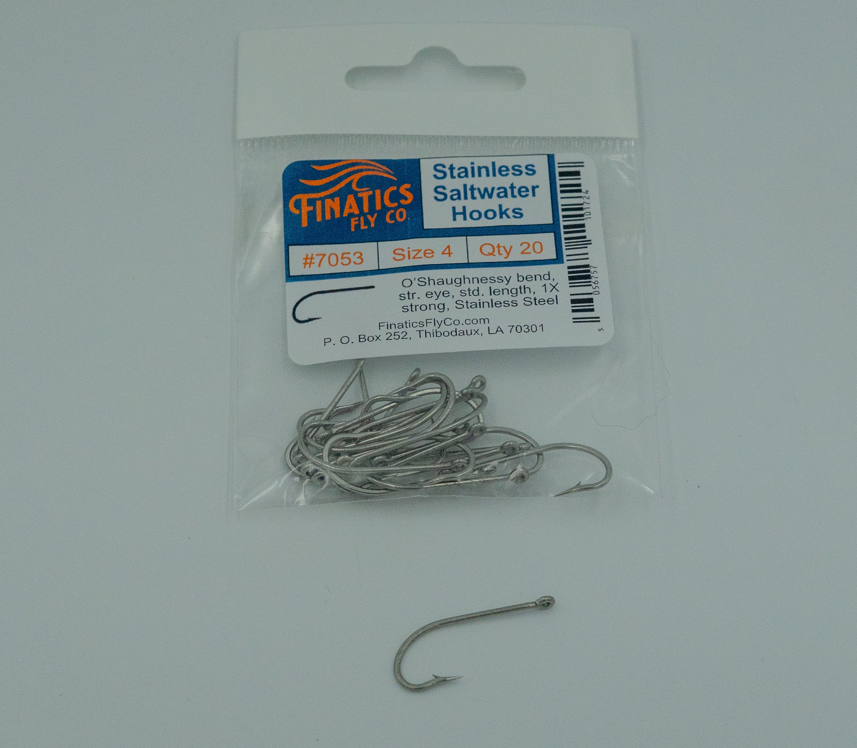 Streamer O'Shaughnessy 1X – Finatics Fly Co. Stainless Saltwater Hooks