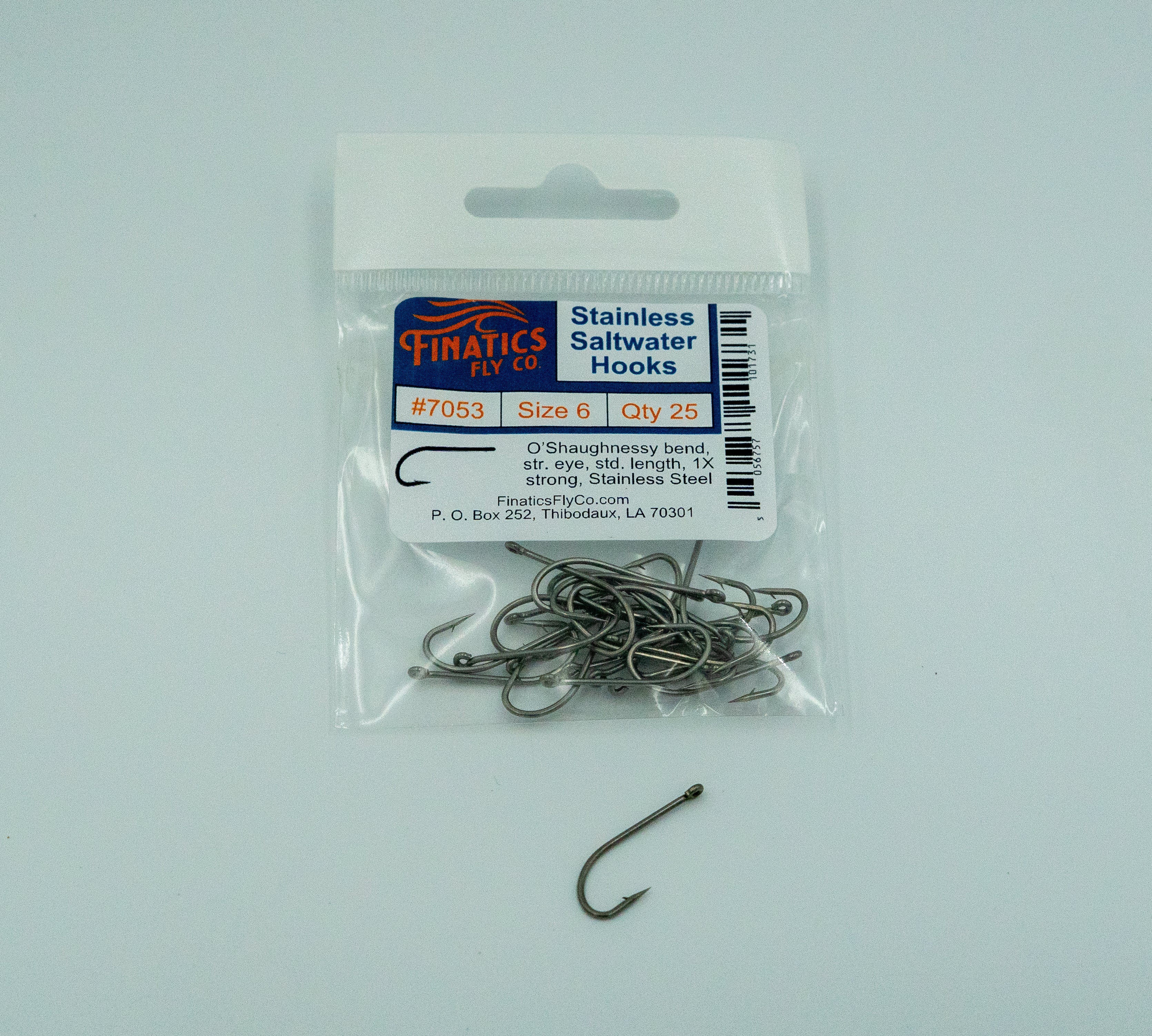 Streamer O'Shaughnessy 1X – Finatics Fly Co. Stainless Saltwater Hooks