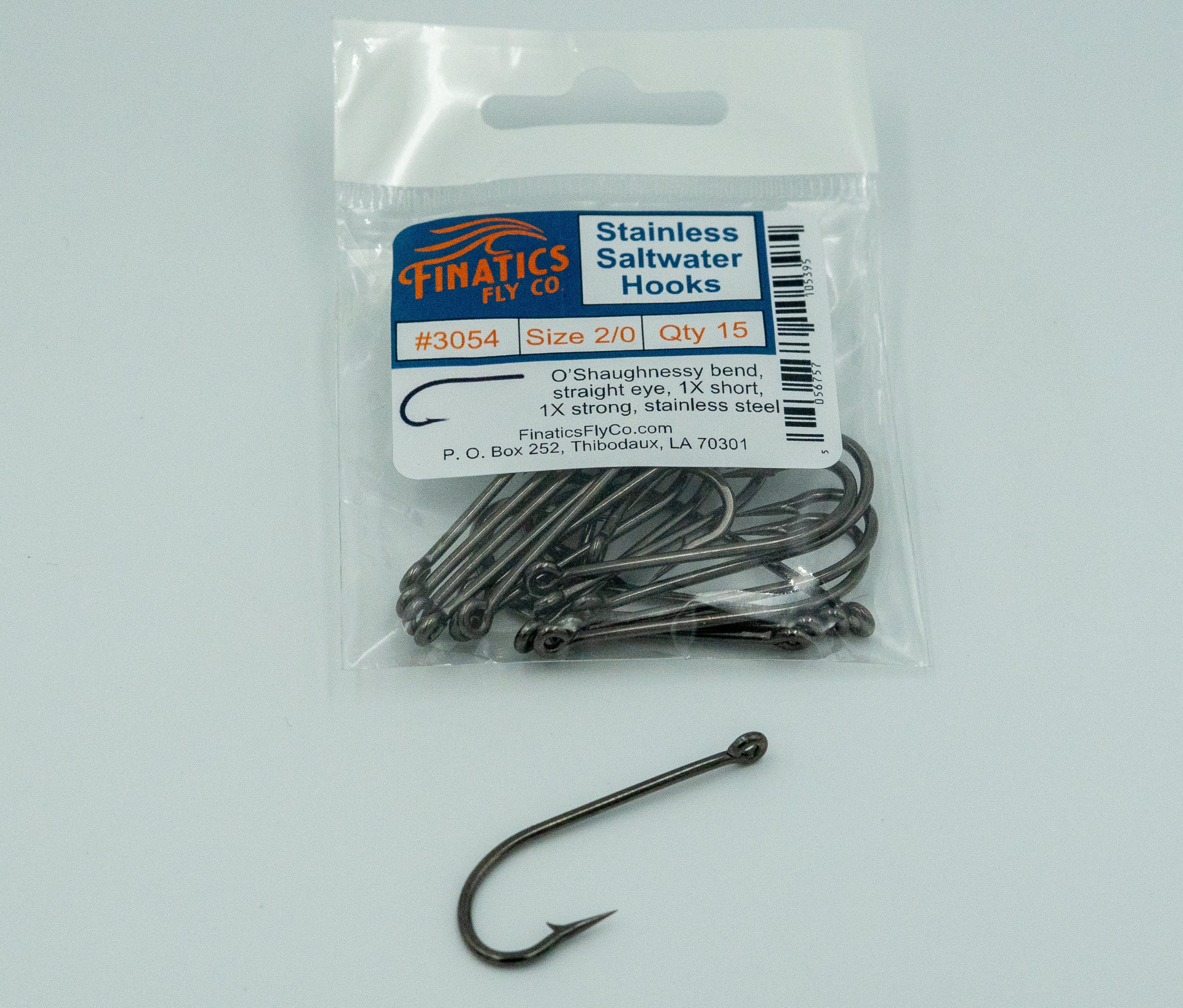 Streamer O'Shaughnessy 1X Short – Finatics Fly Co. Stainless Saltwater Hooks