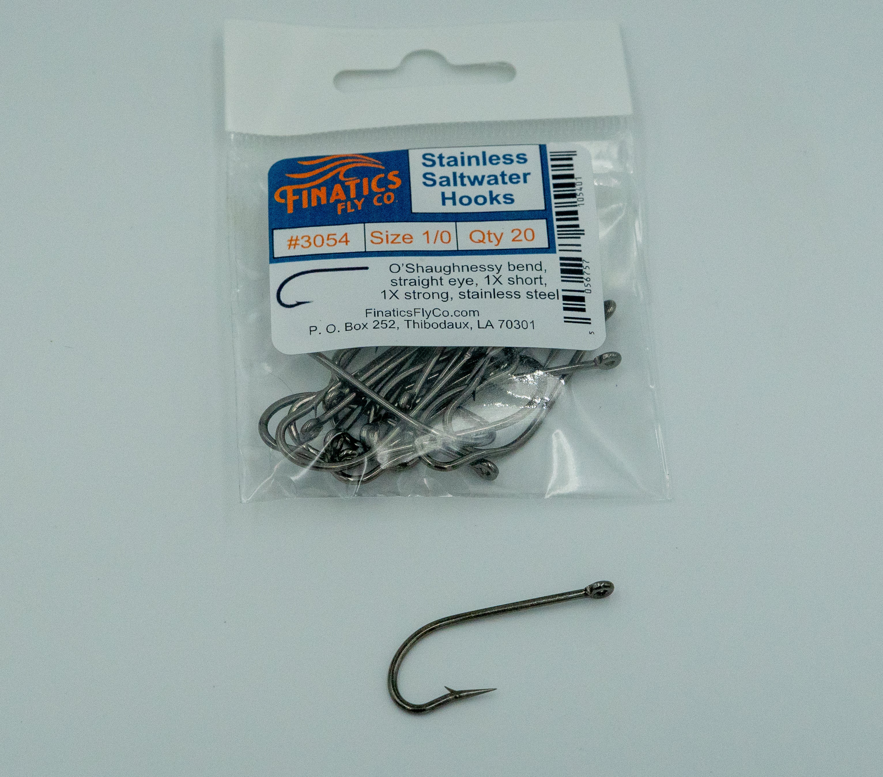 Streamer O'Shaughnessy 1X Short – Finatics Fly Co. Stainless Saltwater Hooks