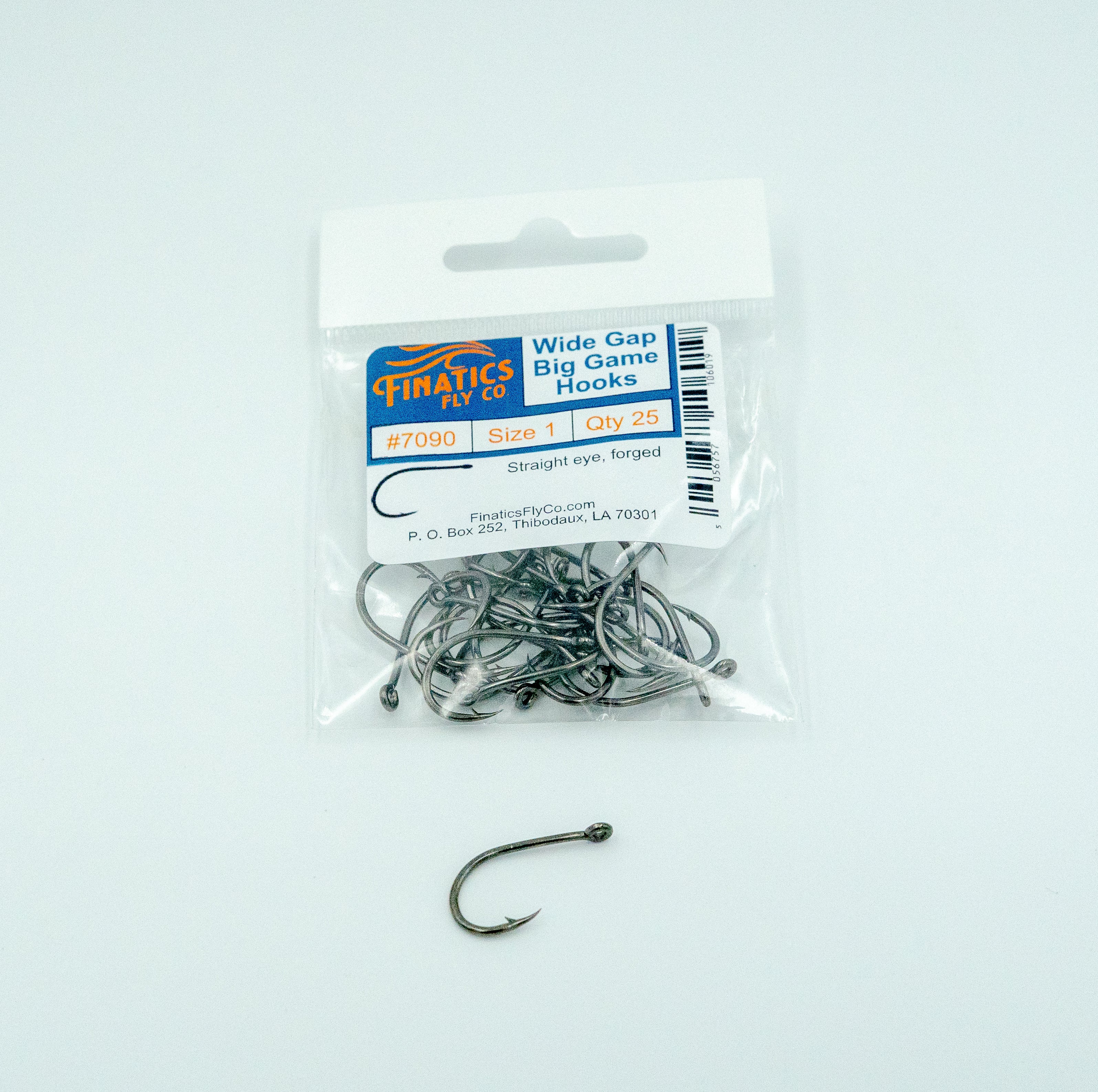 Wide Gap Big Game Hooks – Finatics Fly Co.