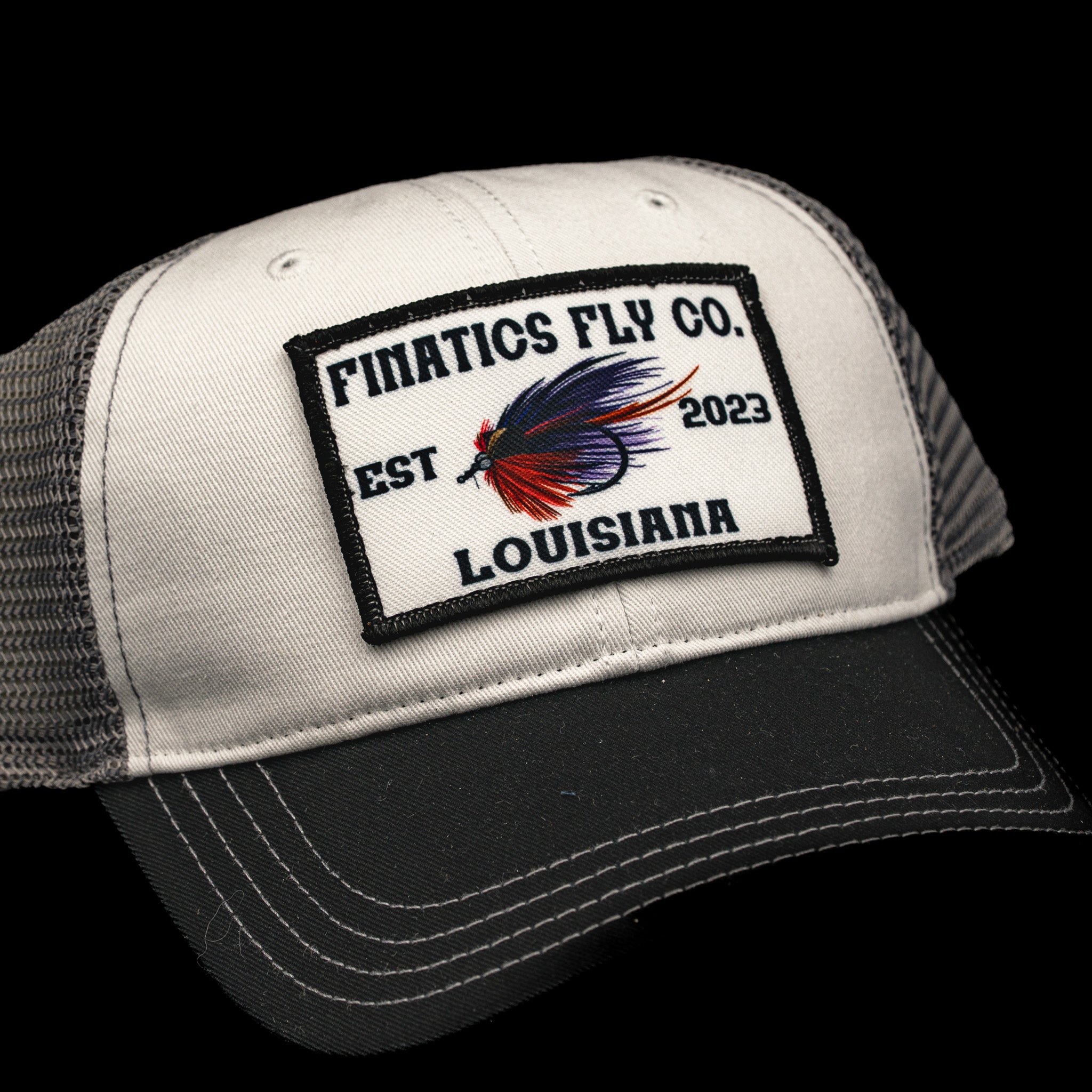 White Patch Hat- Finatics Fly Company