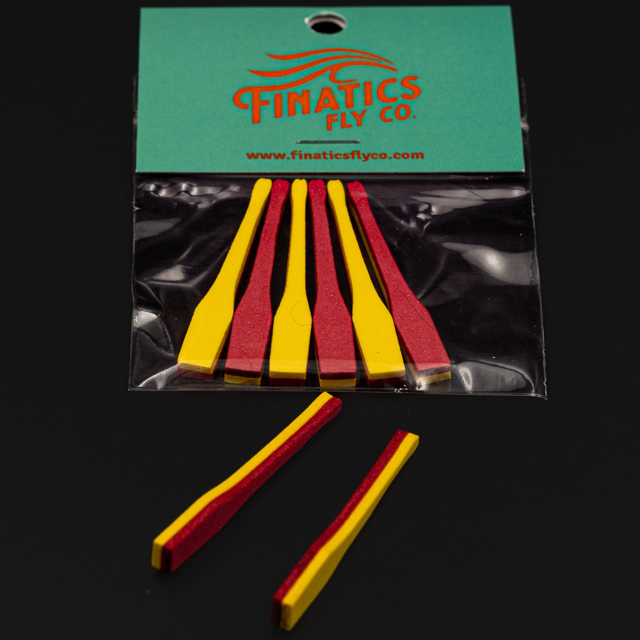 Cajun DragonFly Foam Bodies – 4mm Two-Tone (Large)