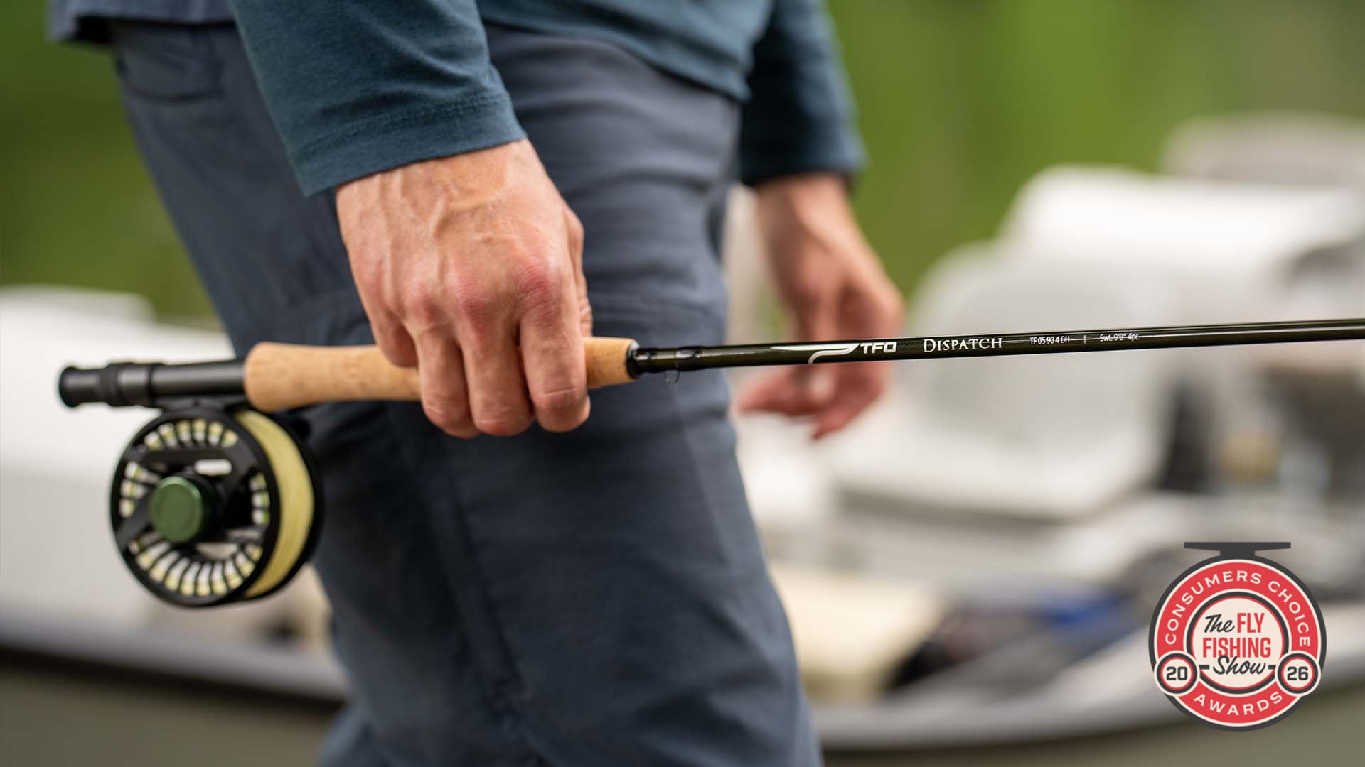 TFO Dispatch Kit 5wt 9ft 4pc fly rod and reel combo