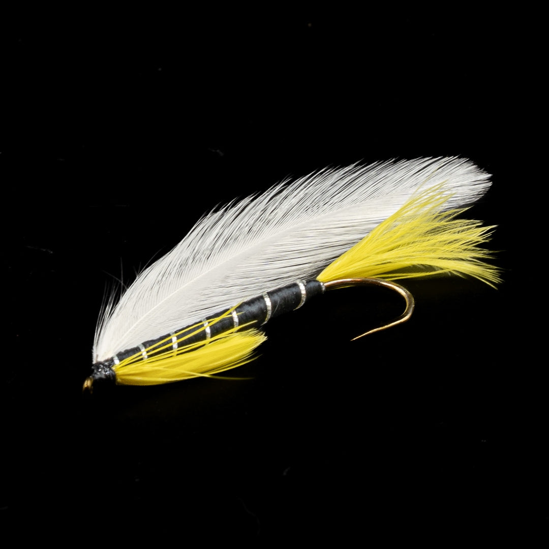 High Voltage, Yellow feather-wing streamer fly by FINATICS