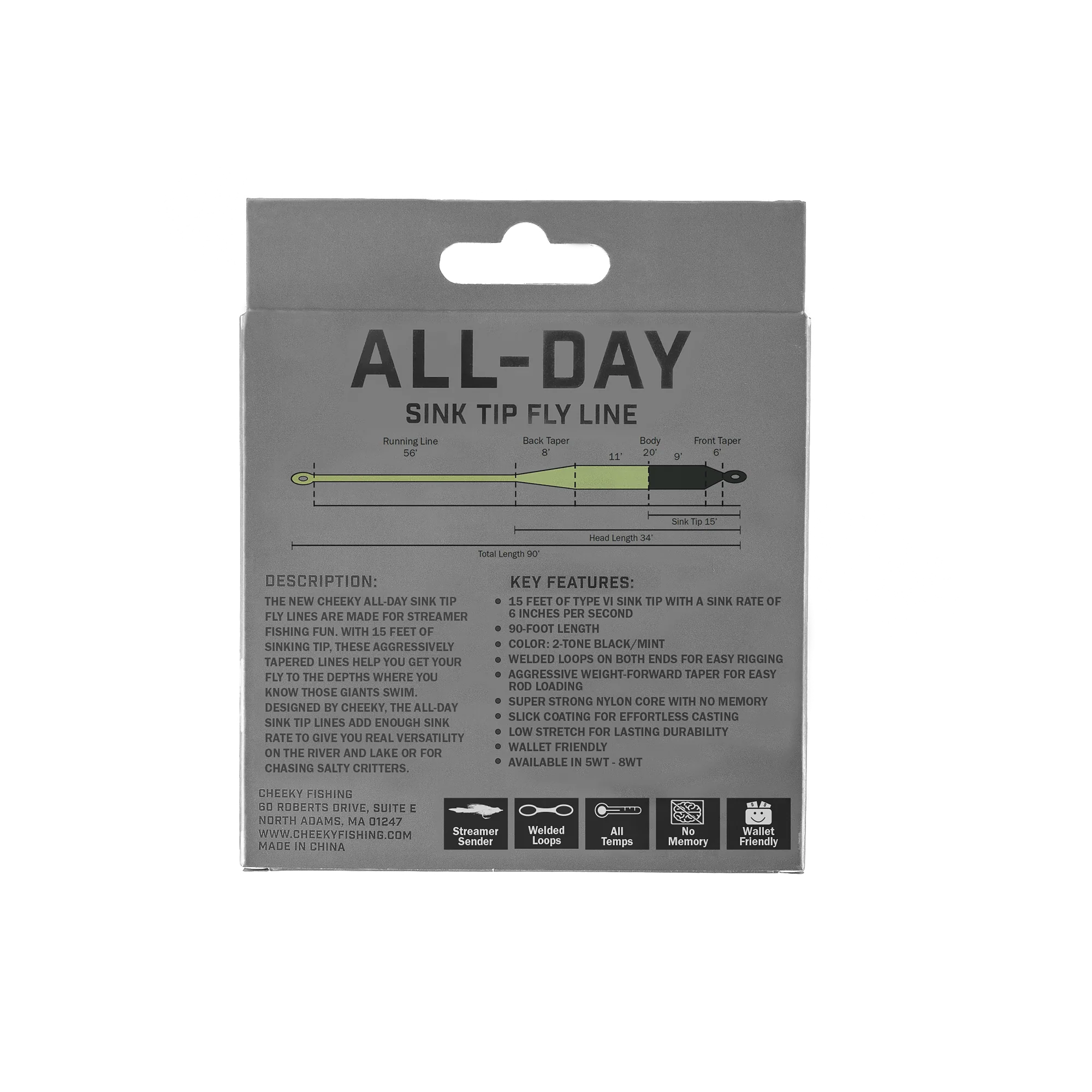 Cheeky All-Day Sink Tip Fly Line