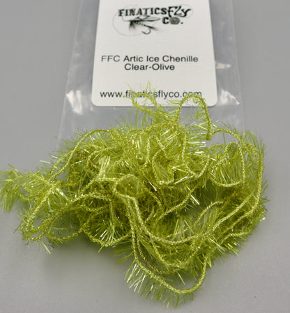 FFC ARCTIC ICE CLEAR Chenille 1/4 Fibers