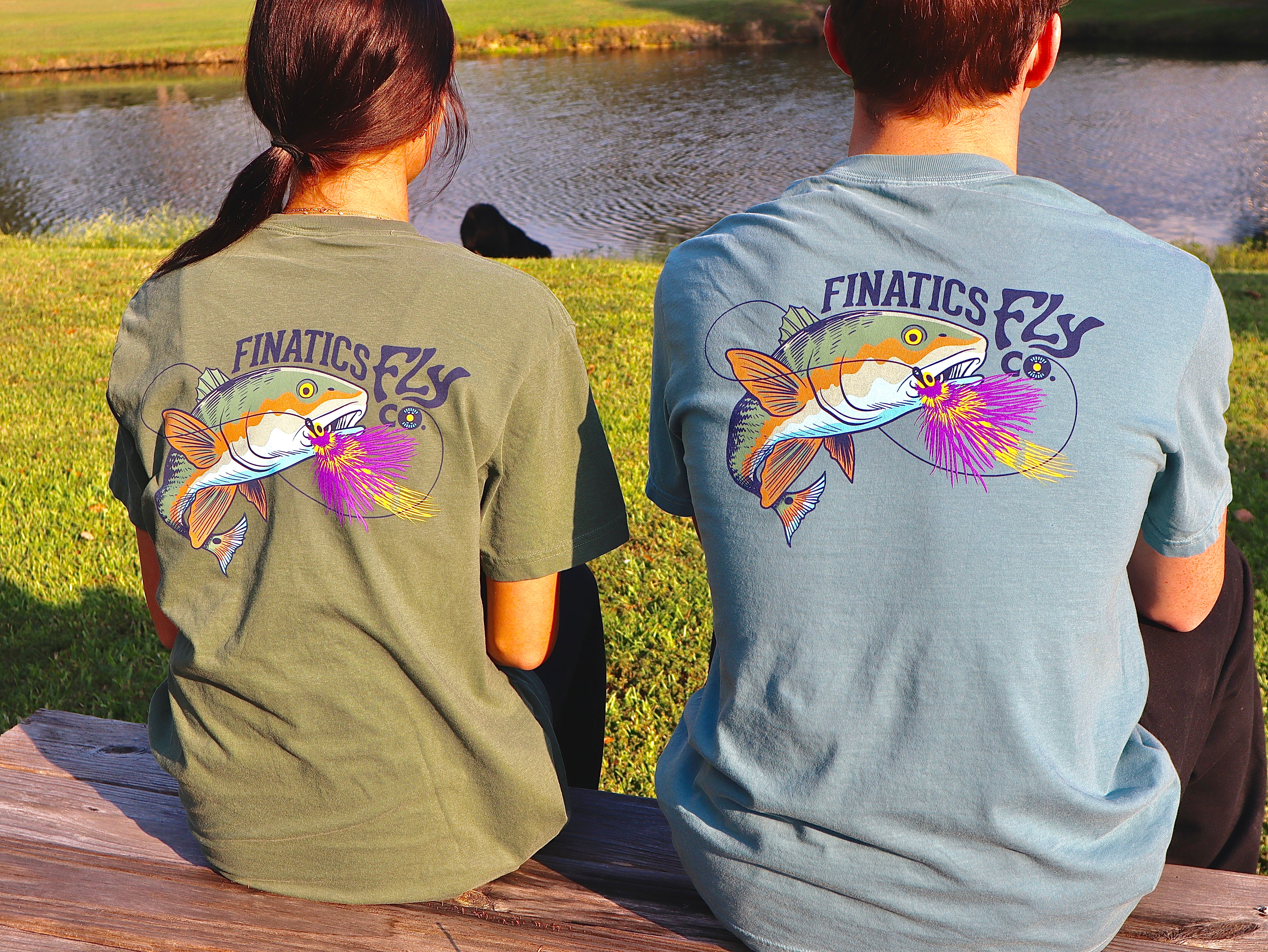 FCC Fly Redfish Comfort Colors T-Shirt