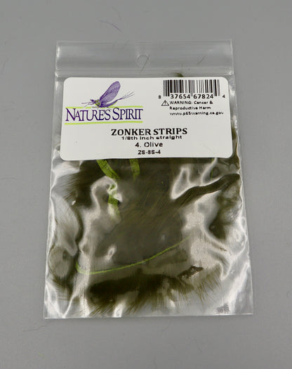 NATURE'S SPIRIT Zonker Strips 1/8 In Straight Cut