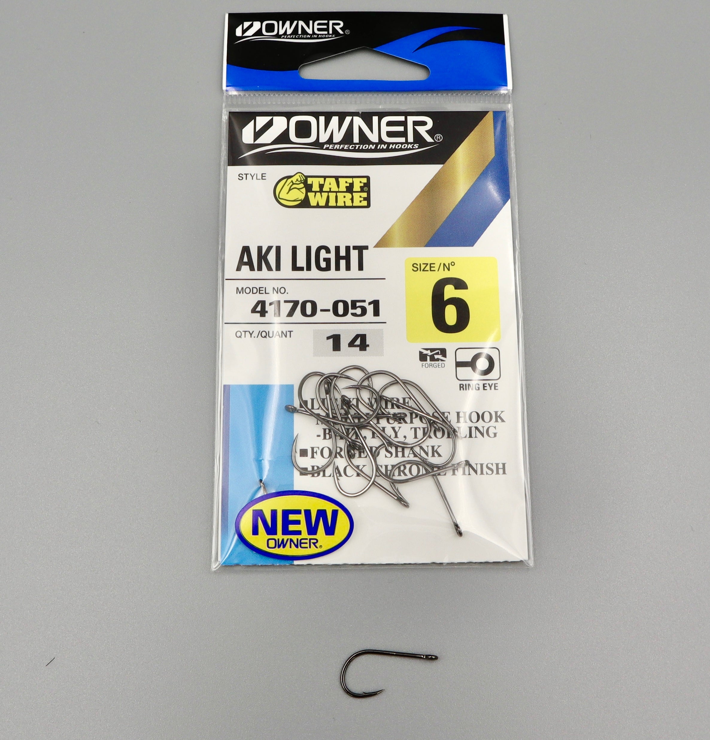 Owner 4170 AKI Light — Fly Tying Hooks | FINATICS