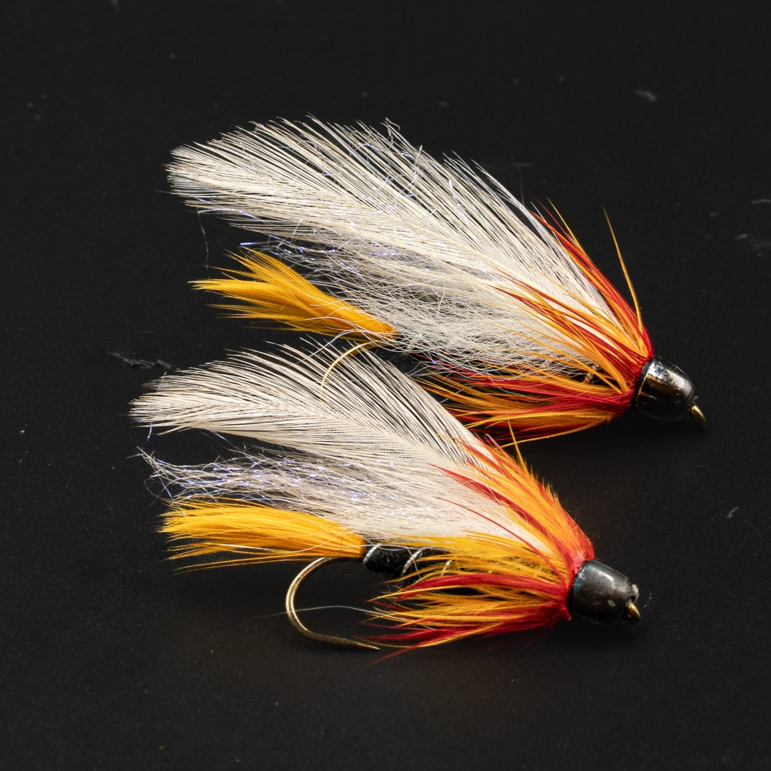 Trouble Maker Brass Conehead Sunburst streamer fly by FINATICS