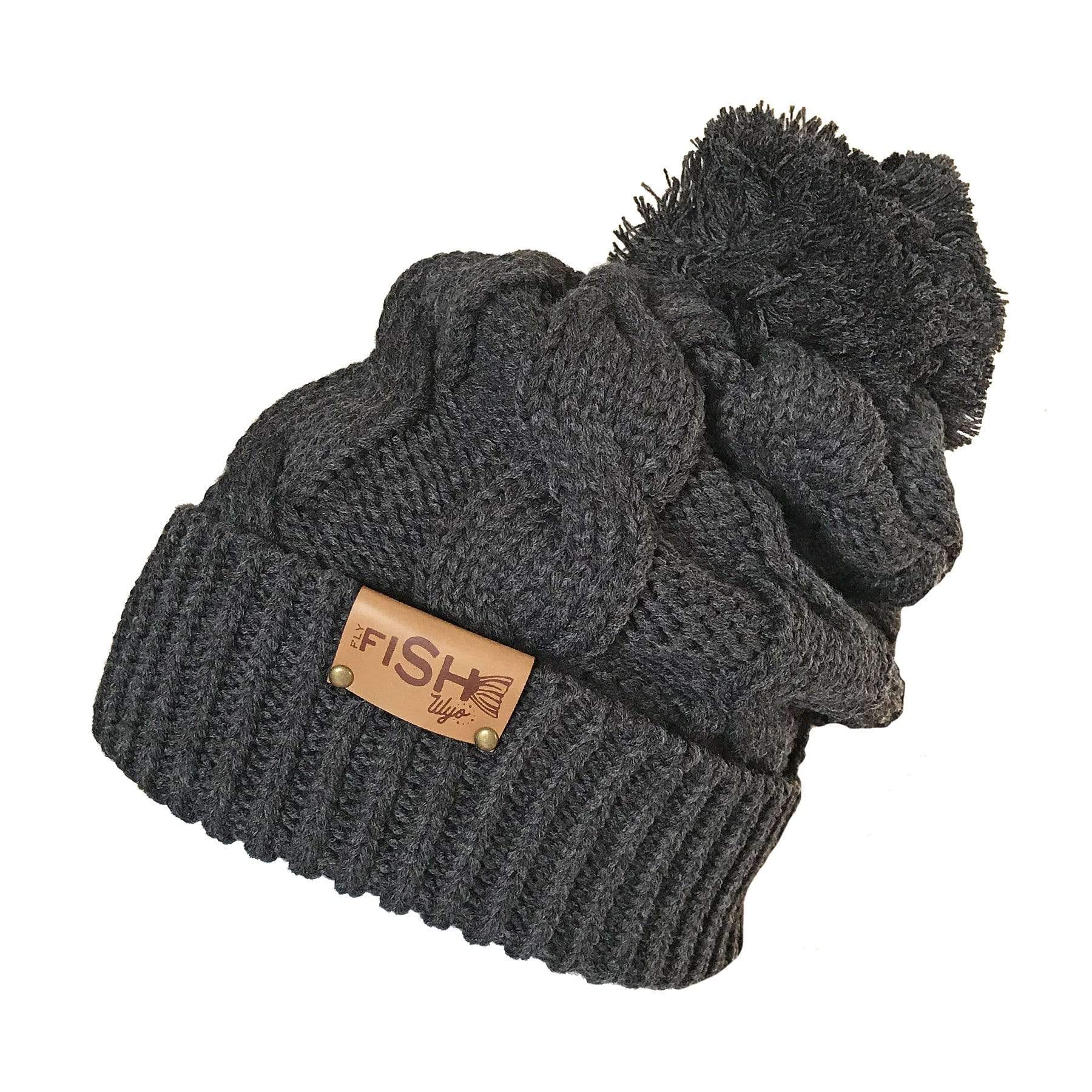 Fishy Cable Knit Beanie
