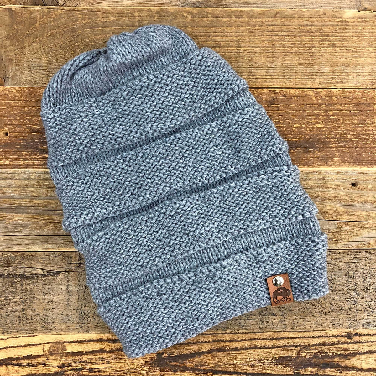 Wyo Fly Bison Slouch Beanies