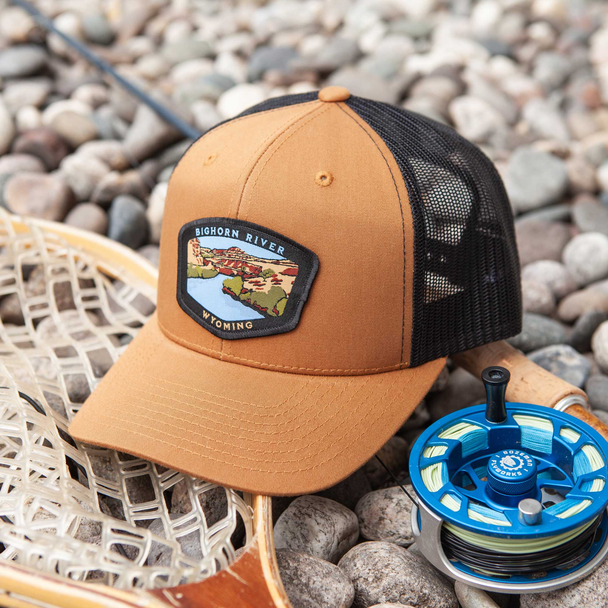 Bighorn River Wyoming Patch Hat