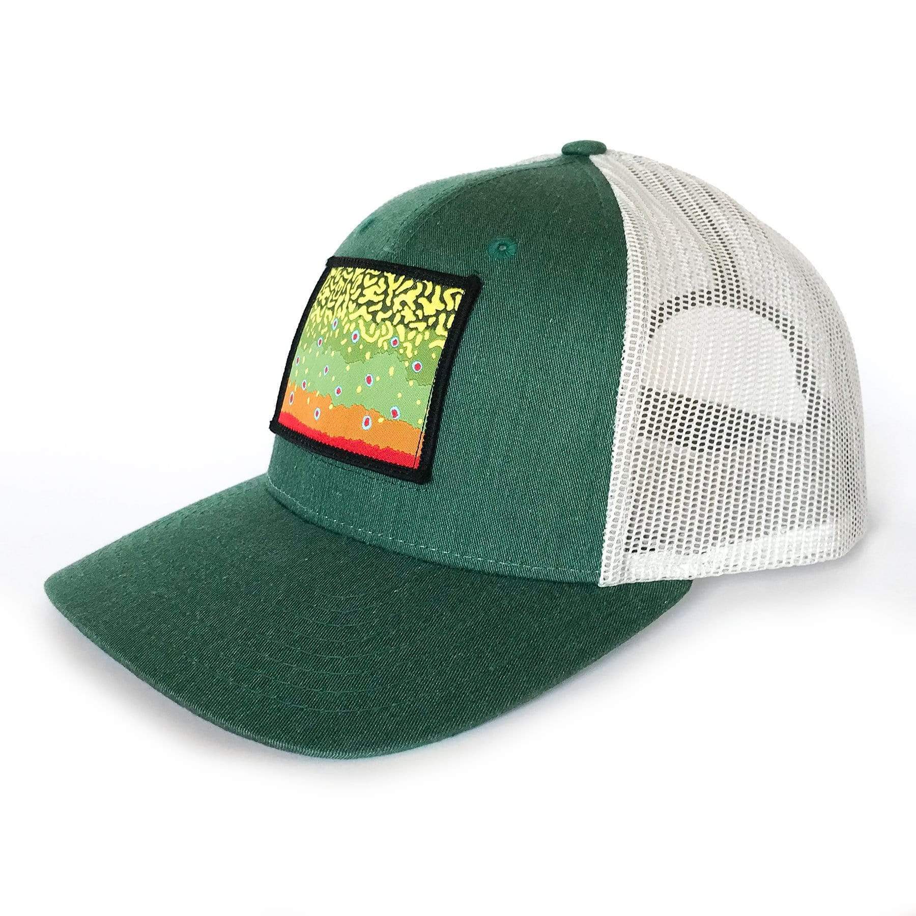 Brook Trout Pattern Patch Hat