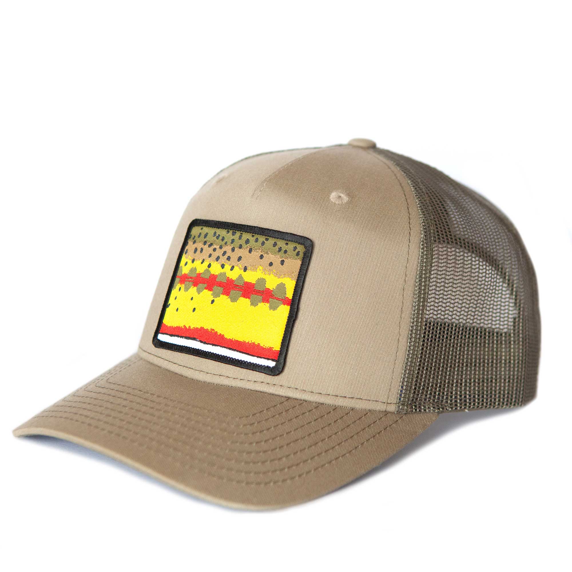 Golden Trout Pattern Patch Hat