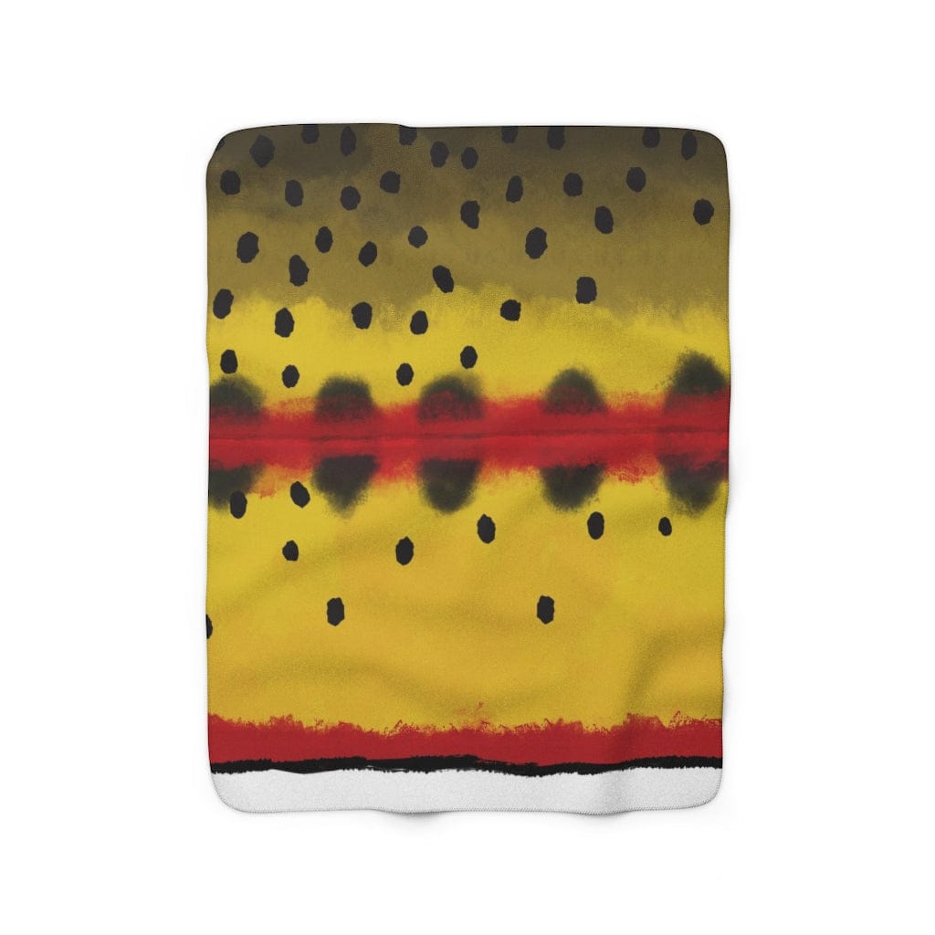 Golden Trout Sherpa Fleece Throw