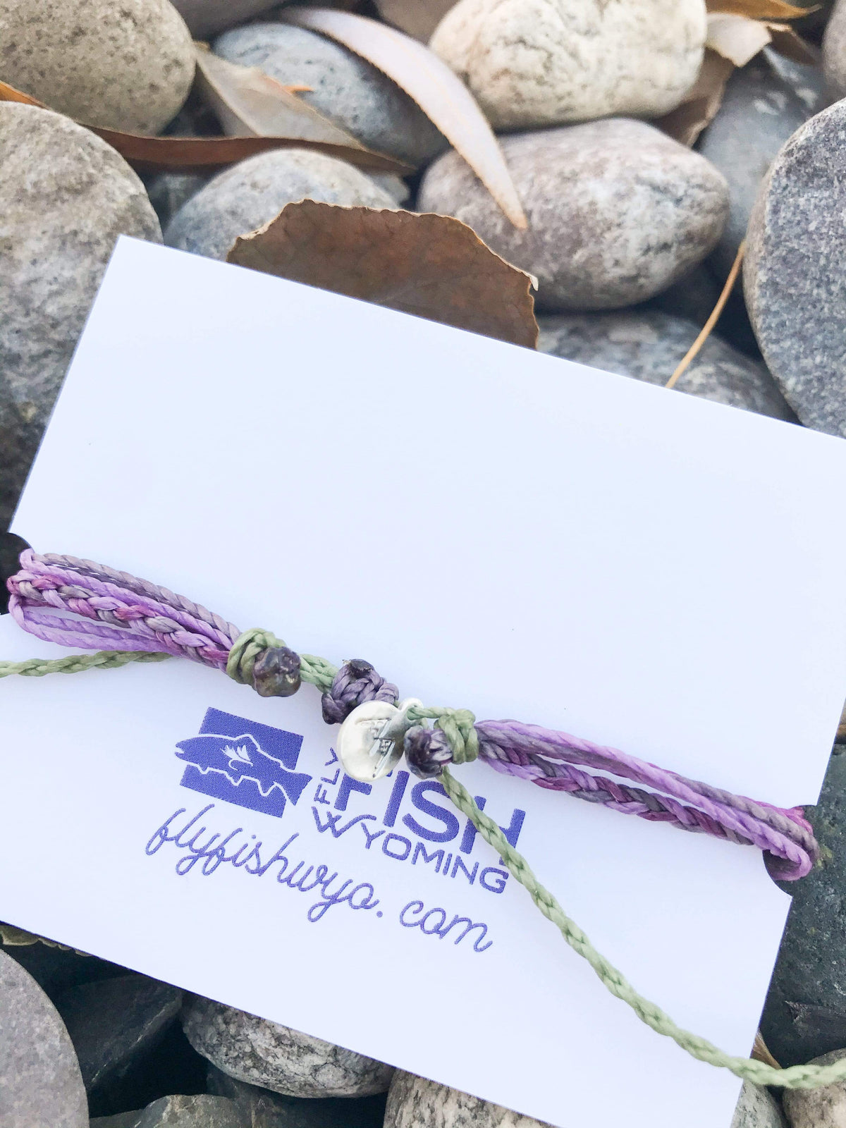 Wyoming Lupine Woven Bracelet