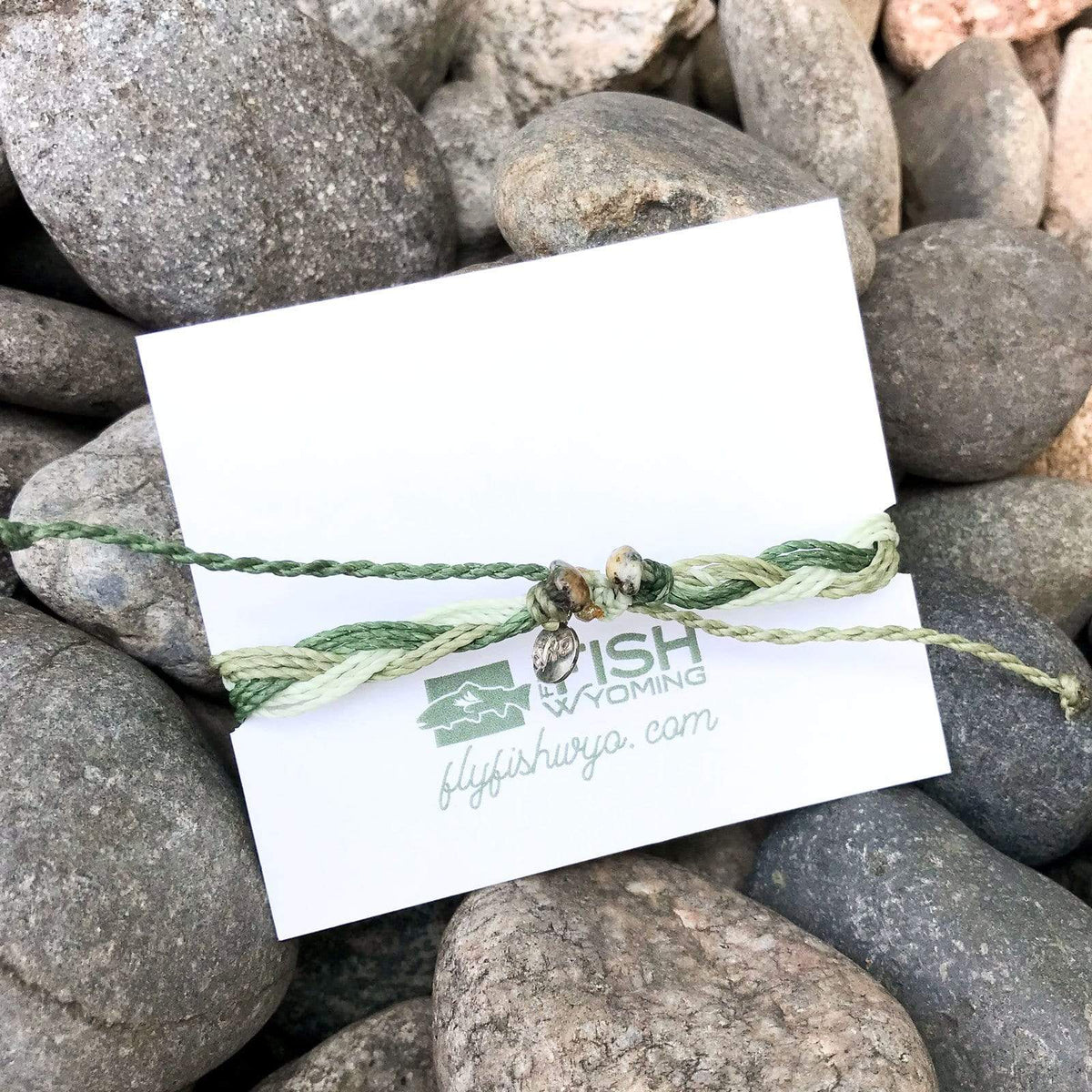 Wyoming Sagebrush + Pine Woven Bracelet