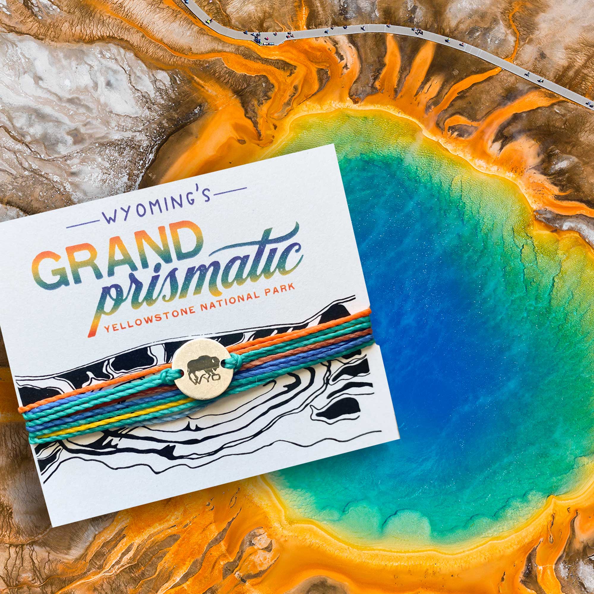 Yellowstone's Grand Prismatic Bracelet