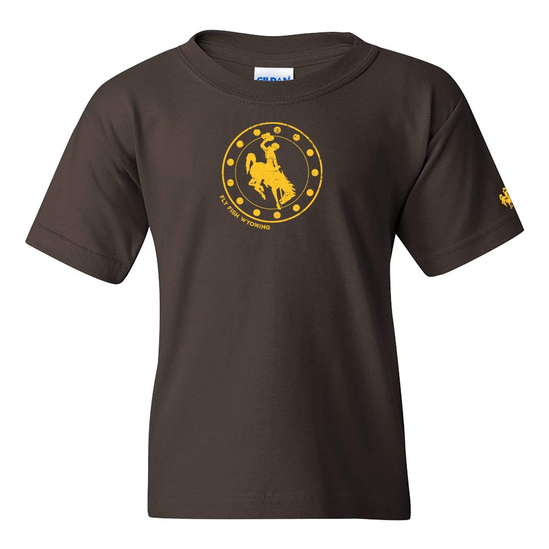 Kids Reel Wyo Bucking Horse Tee