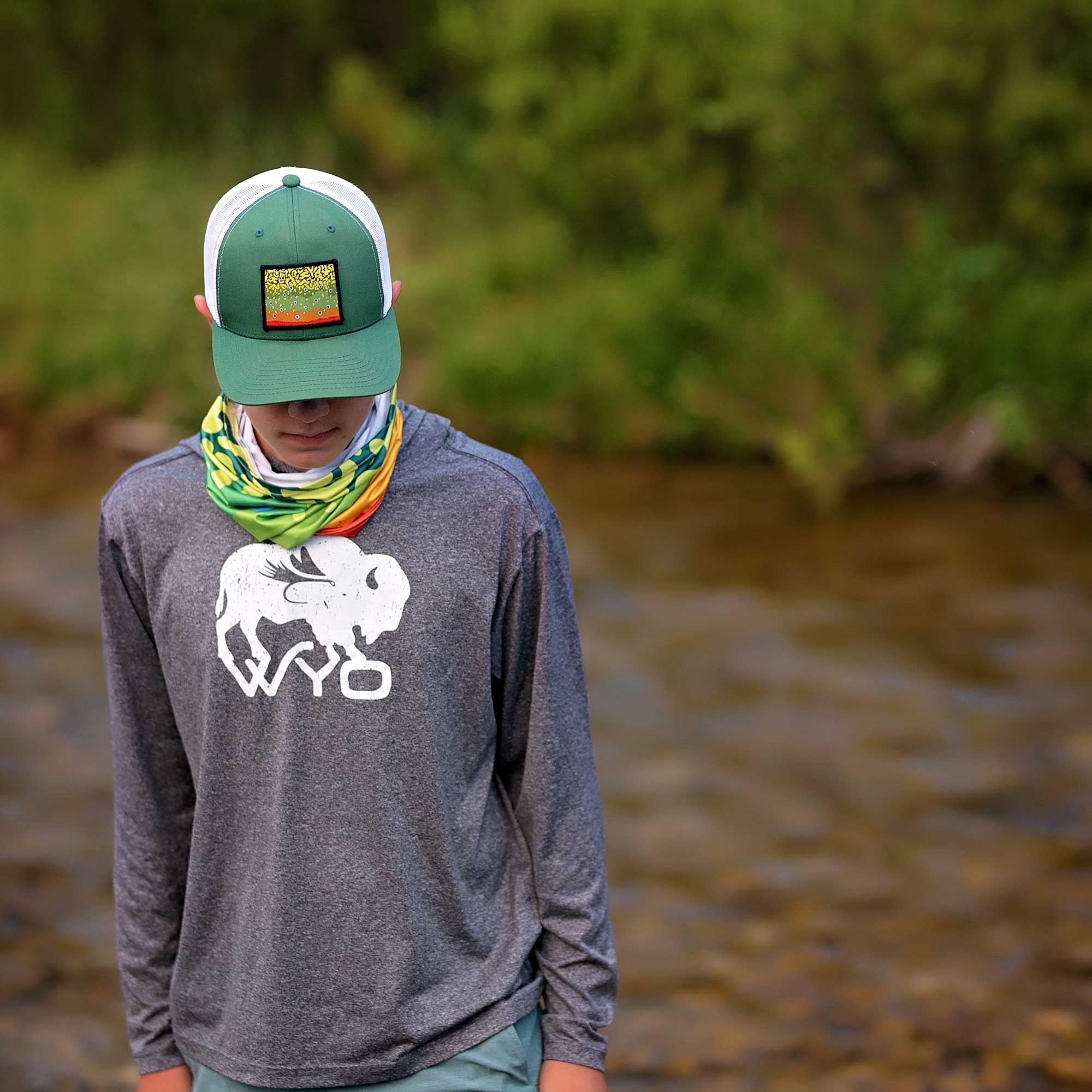 Wyo Fly Bison Men's Performance Hood