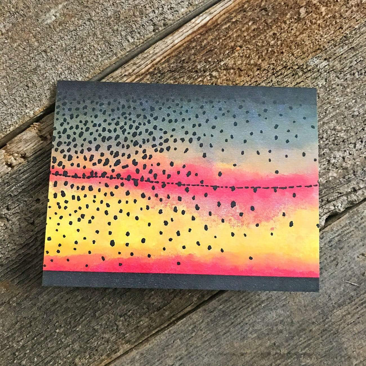 Trout Pattern Notecards