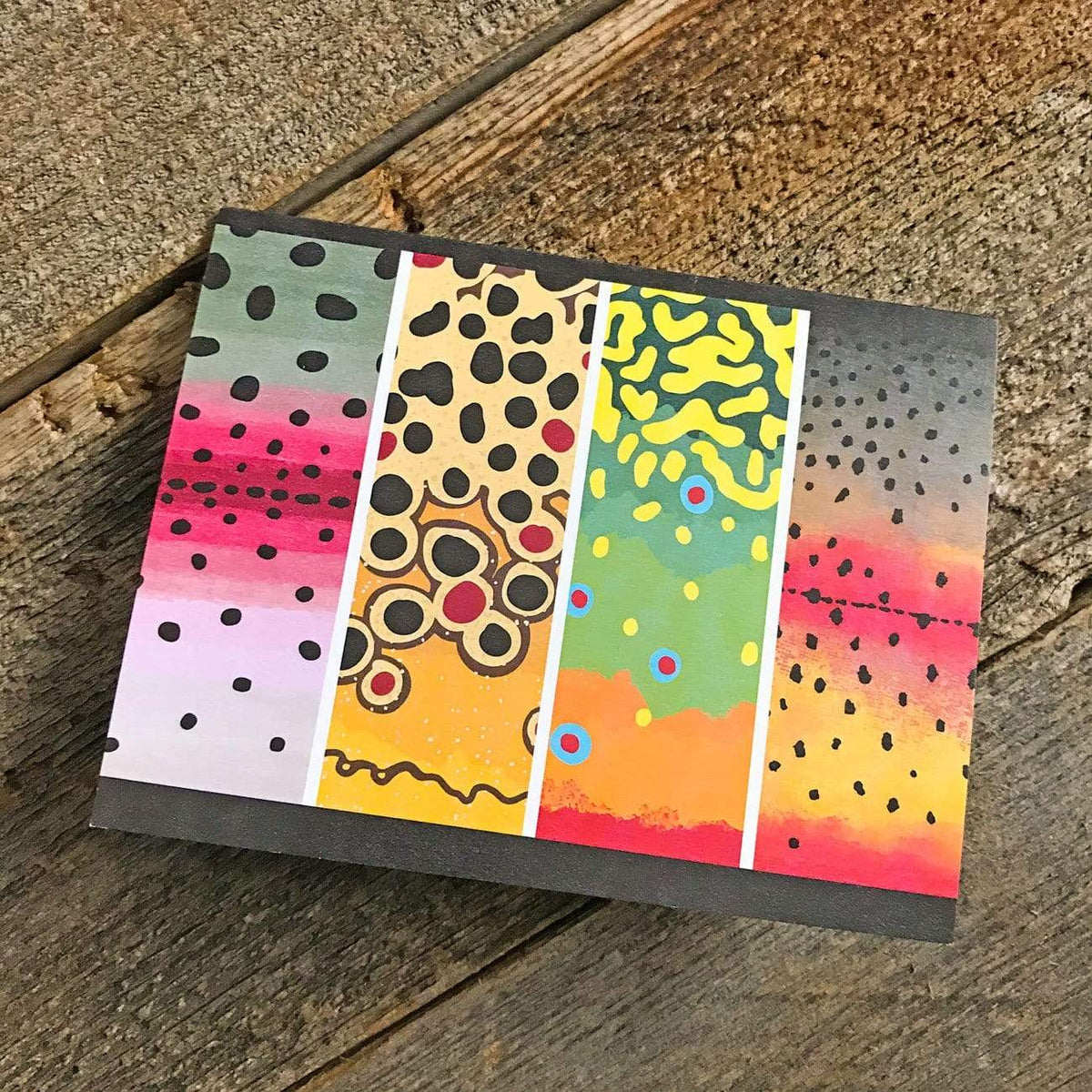 Trout Pattern Notecards