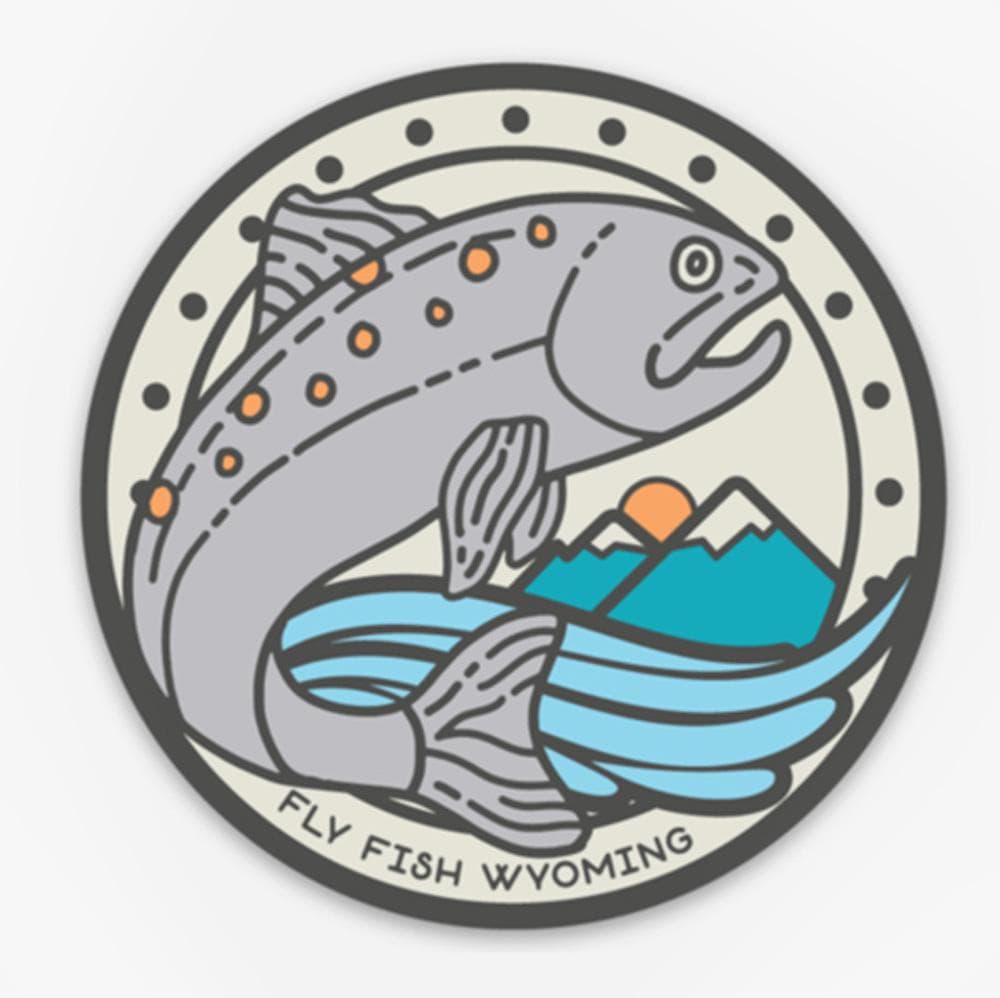 Reel Mountain Fish Sticker