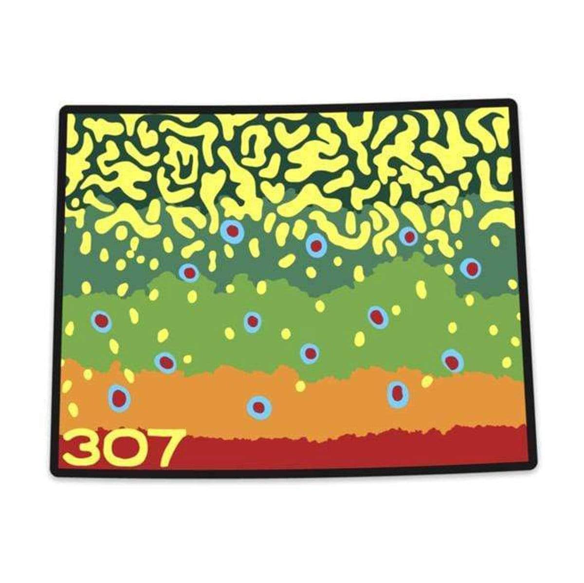 Wyo Brook Trout Pattern Sticker