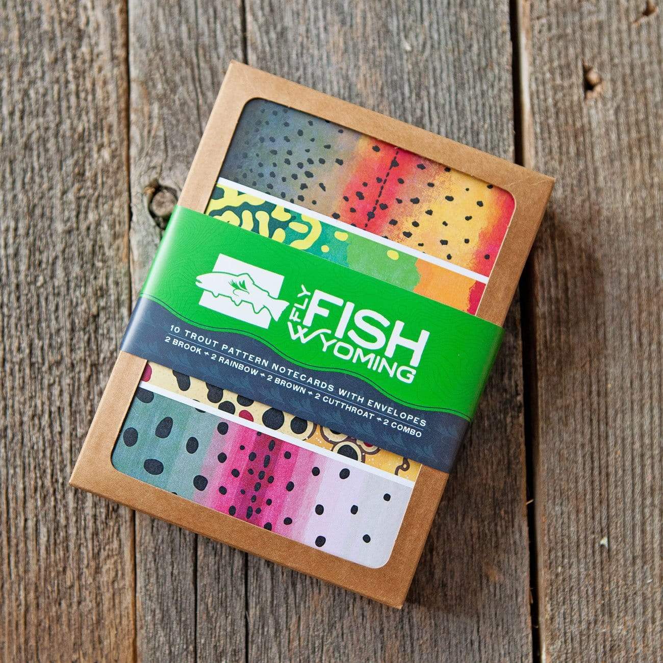 Trout Pattern Notecards