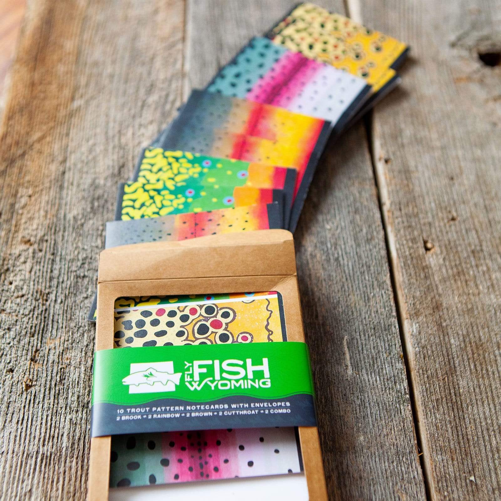 Trout Pattern Notecards