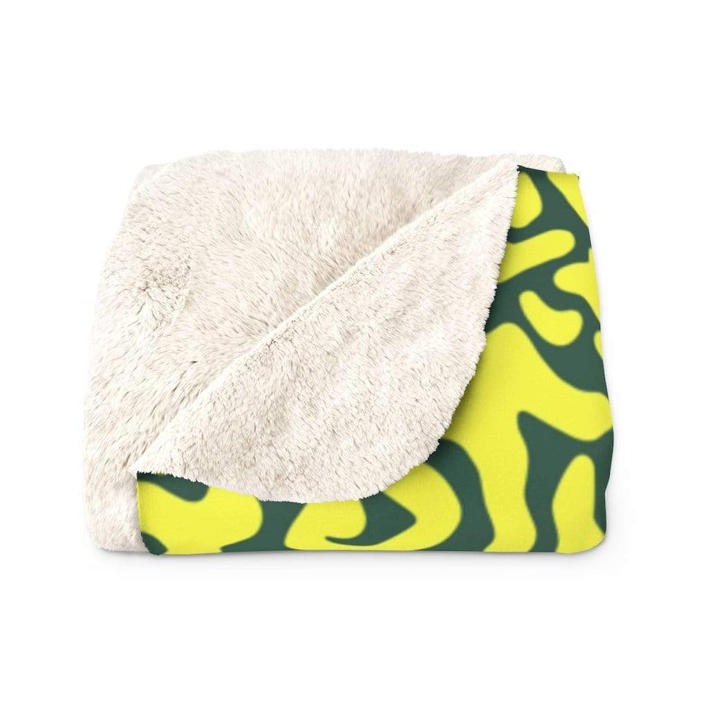 Brook Trout Sherpa Fleece Throw